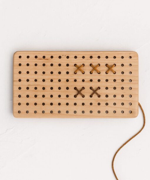 Toddler Busy lacing board | wooden waldorf toys