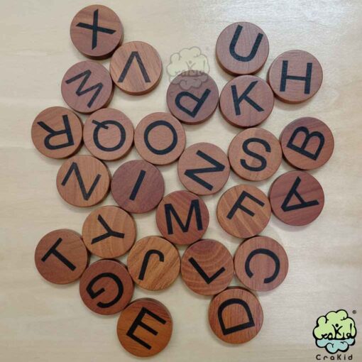 Word Building Wooden Letters Alphabets | Upper Case & Lower Case