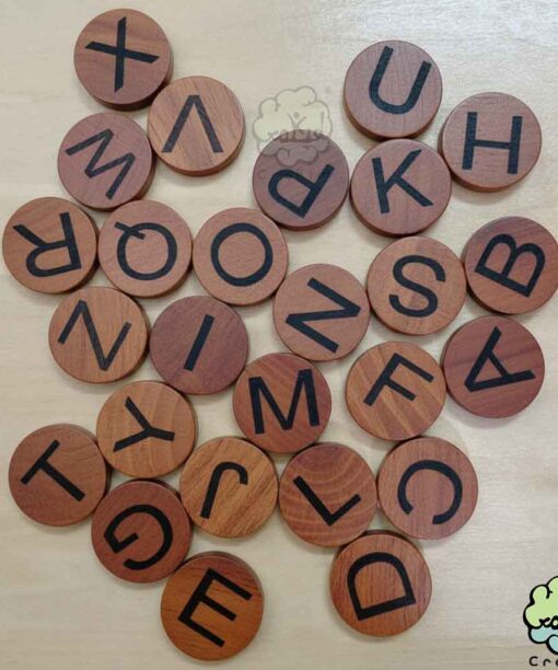 Word Building Wooden Letters Alphabets | Upper Case & Lower Case