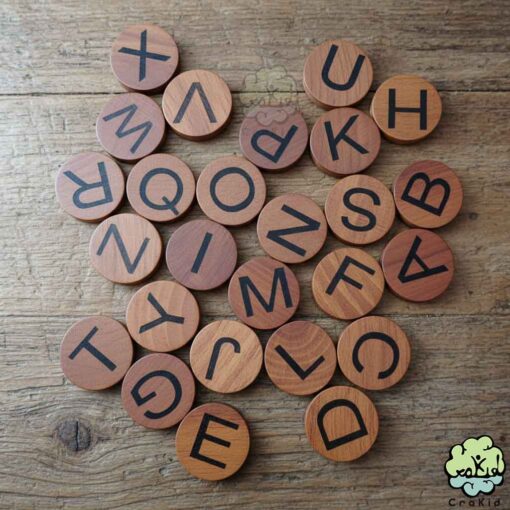 Word Building Wooden Letters Alphabets | Upper Case & Lower Case - Image 2