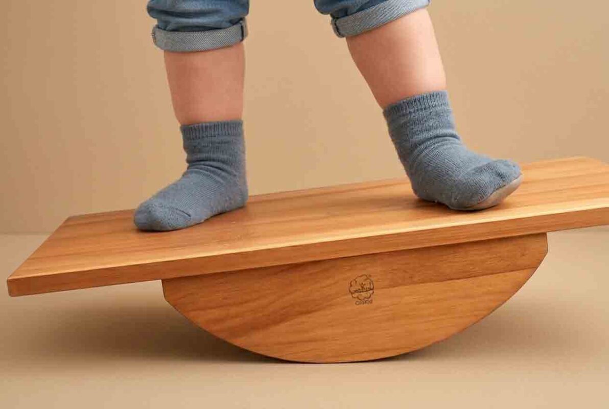 Wooden Balance Board | Gym Exercise | Kids balancing board