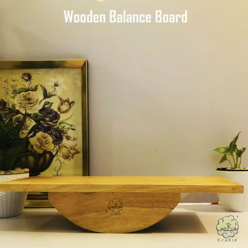 Wooden Balance Board | Gym Exercise | Kids balancing board