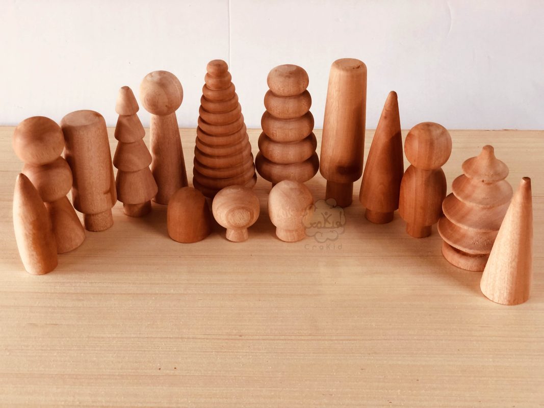 Wooden Tree Toy Set