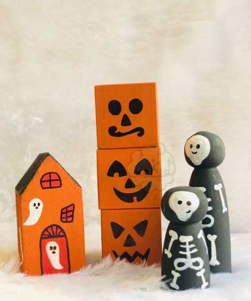 Pumpkin-Skeleton Family Fun Toys