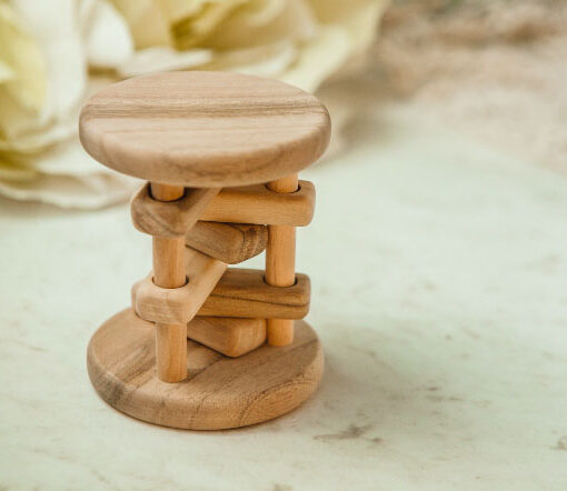 Wooden Cylinder Rattle