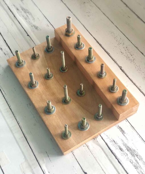 The Two-Tiered Horizontal Bolt Board