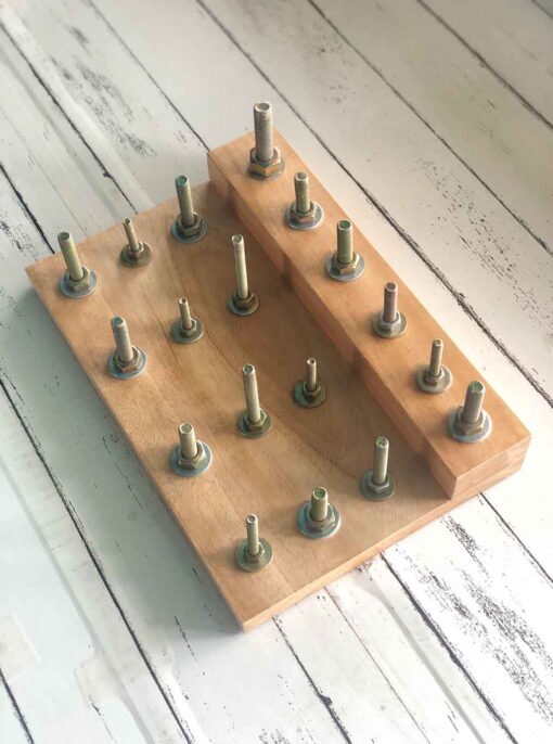 The Two-Tiered Horizontal Bolt Board