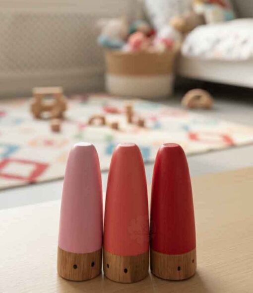Grapat Stick Wooden Toys & Open-Ended Play | Pink 3 nos