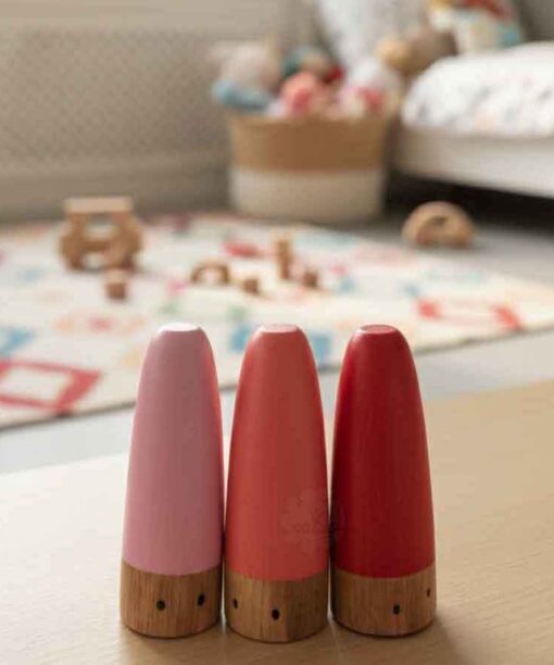 Grapat Stick Wooden Toys & Open-Ended Play | Pink 3 nos