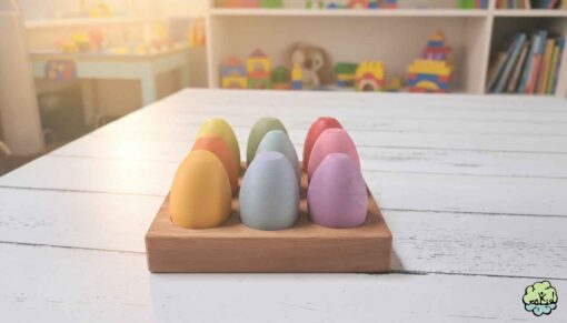 Wooden Egg Color Sorter | Easter Egg - Image 2