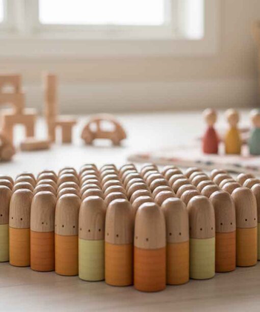 Grapat Brots Wooden Toys & Open-Ended Play | Yellow 3 nos